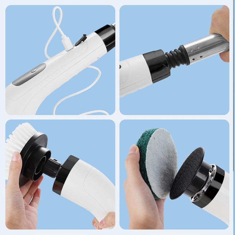 9 cabeças intercambiáveis da escova CasaBrilho